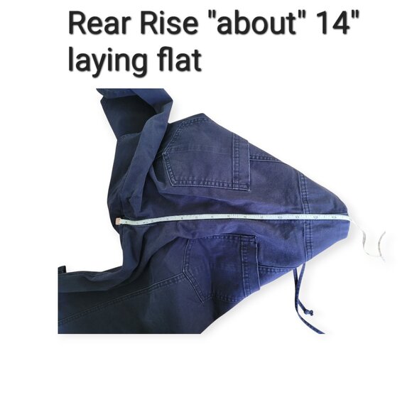 ALC Women's Kyle Lace Up Navy Wide Leg Ankle Pants size 4 - Picture 7 of 13